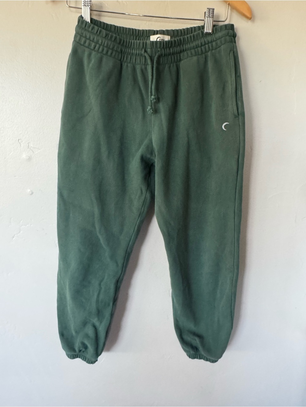 Zyia Active Pine Green Relaxation Cozy Soft Jogger Sweatpants Medium